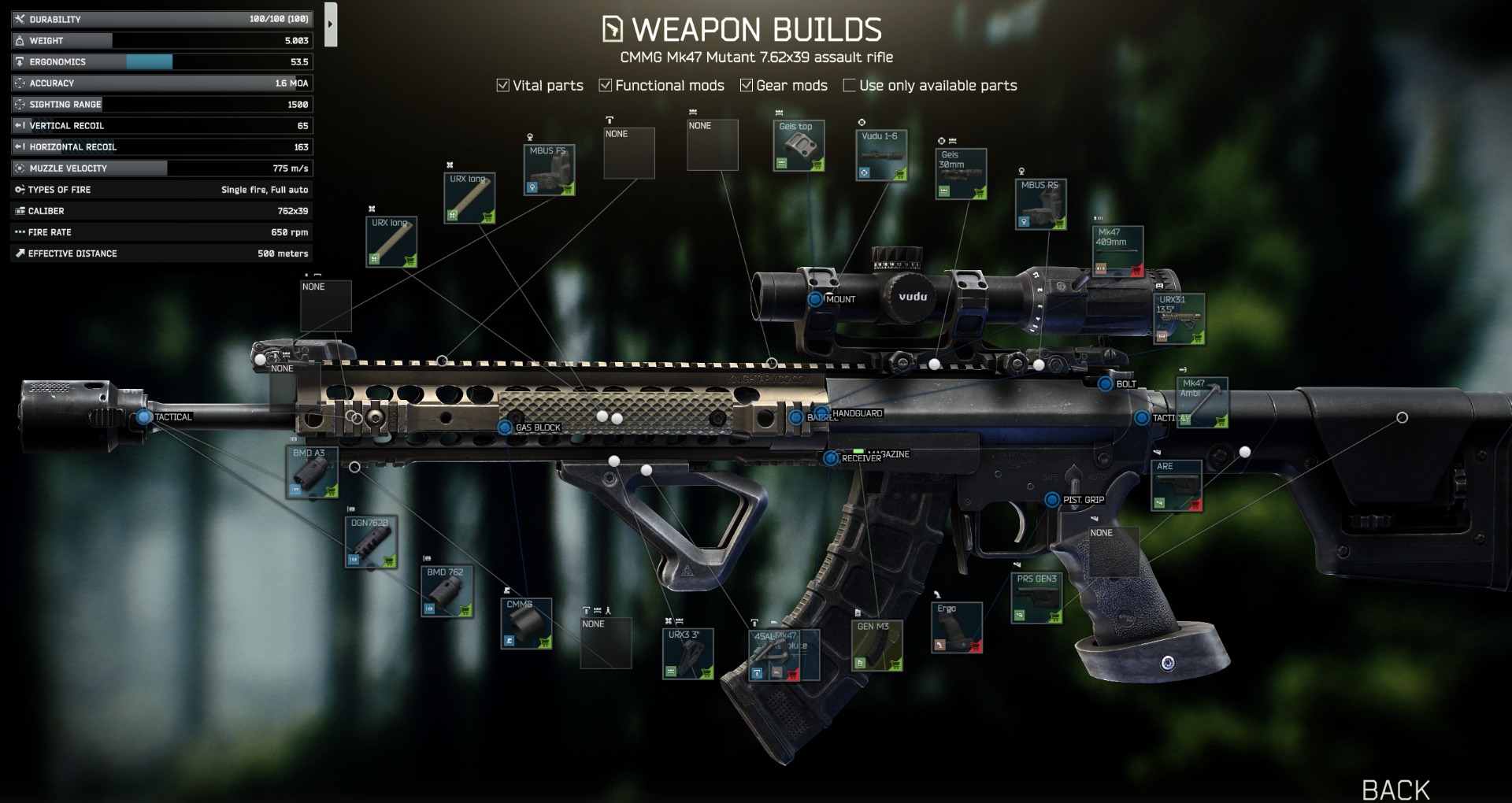 CMMG Mk47 Mutant 7.62x39 assault rifle
